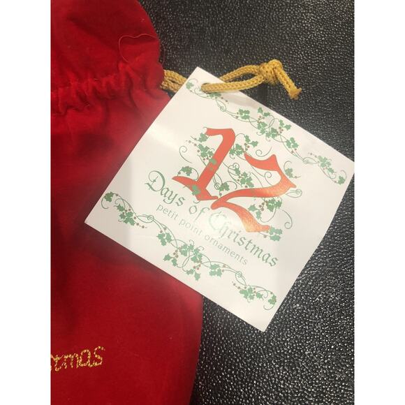 Two's Company 12 Days Of Christmas Mini Needlepoint Ornament Replacement Bag - Picture 2 of 5